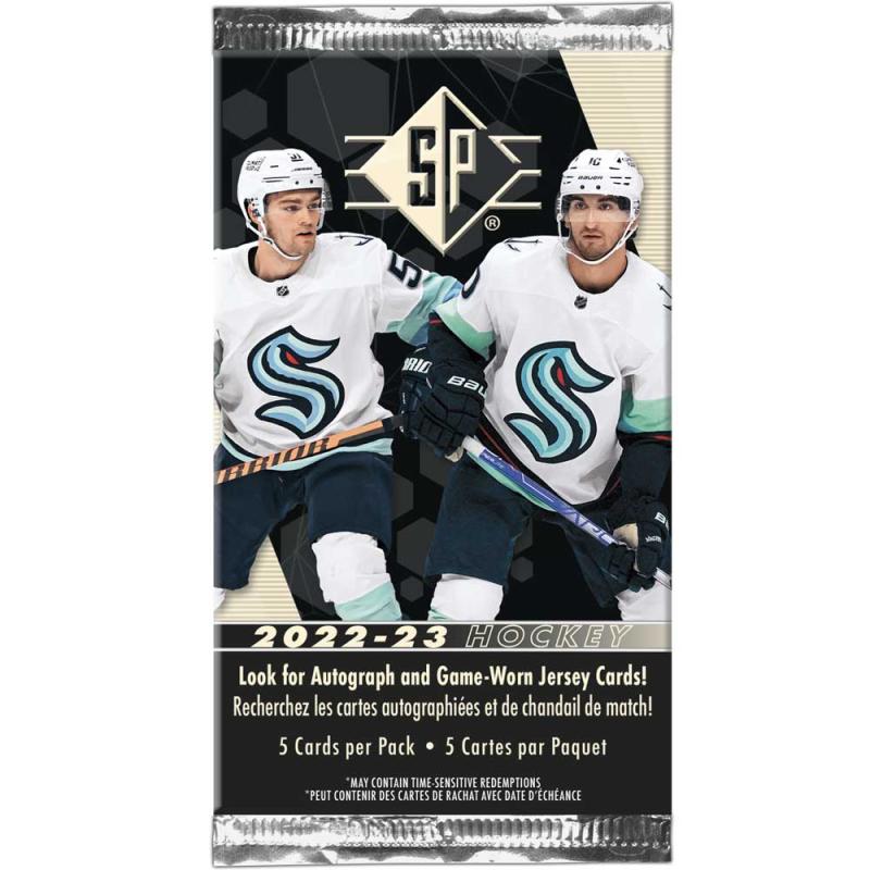 1 Pack 2022-23 Upper Deck SP Retail (From Hanger Pack)
