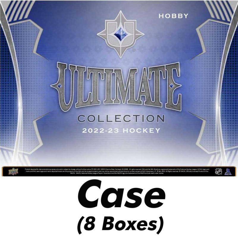 FÖRKÖP: Hel Case (8 Boxar) 2022-23 Upper Deck Ultimate Hobby [14022] (FRAMFLYTTAD Preliminär release 1:e maj 2024)