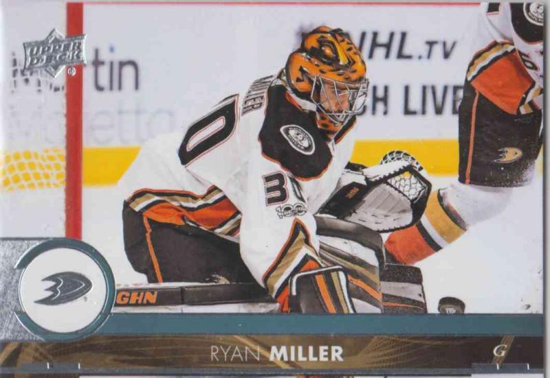 Ryan Miller - Anaheim Ducks 2017-2018 Upper Deck s2 #256
