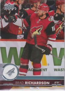 Brad Richardson - Arizona Coyotes 2017-2018 Upper Deck s2 #260