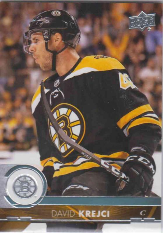David Krejci - Boston Bruins 2017-2018 Upper Deck s2 #263