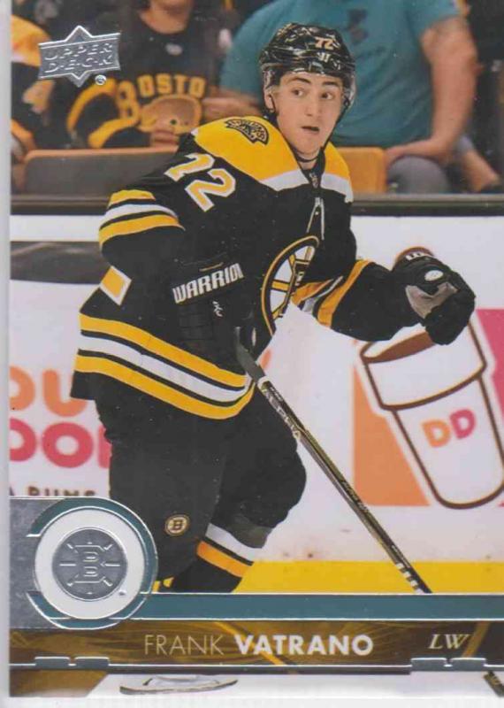 Frank Vatrano - Boston Bruins 2017-2018 Upper Deck s2 #269