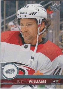 Justin Williams - Carolina Hurricanes 2017-2018 Upper Deck s2 #282