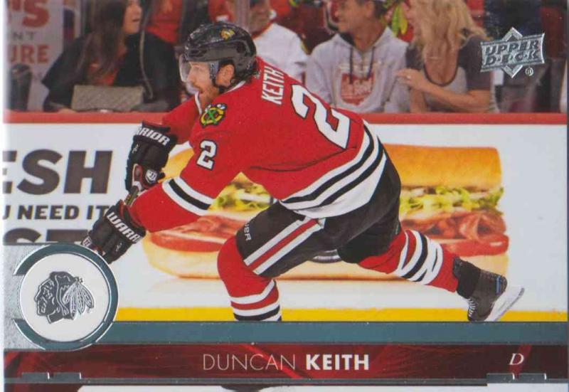 Duncan Keith - Chicago Blackhawks 2017-2018 Upper Deck s2 #292