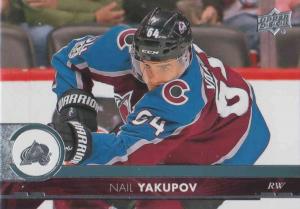 Nail Yakupov - Colorado Avalanche 2017-2018 Upper Deck s2 #295