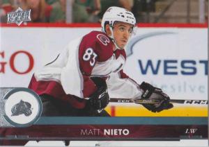 Matt Nieto - Colorado Avalanche 2017-2018 Upper Deck s2 #298
