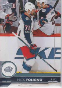 Nick Foligno - Columbus Blue 2017-2018 Upper Deck s2 #305