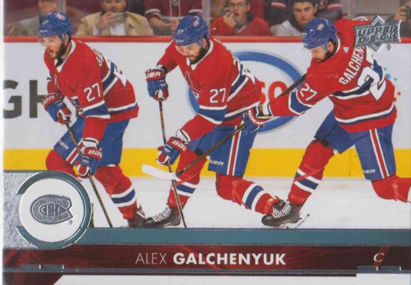 Alex Galchenyuk - Montreal Canadiens 2017-2018 Upper Deck s2 #348