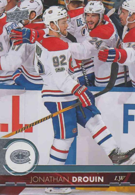 Jonathan Drouin - Montreal Canadiens 2017-2018 Upper Deck s2 #349