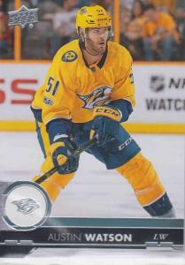 Austin Watson - Nashville Predators 2017-2018 Upper Deck s2 #353
