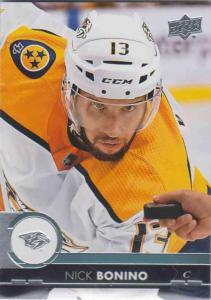 Nick Bonino - Nashville Predators 2017-2018 Upper Deck s2 #354