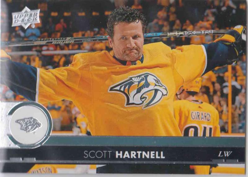 Scott Hartnell - Nashville Predators 2017-2018 Upper Deck s2 #359