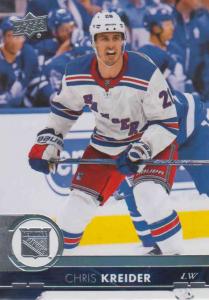 Chris Kreider - New York 2017-2018 Upper Deck s2 #376