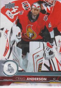 Craig Anderson - Ottawa Senators 2017-2018 Upper Deck s2 #380