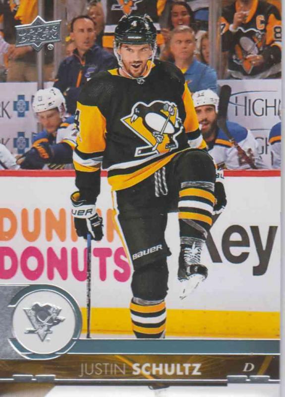Justin Schultz - Pittsburgh Penguins 2017-2018 Upper Deck s2 #396