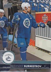 Alexander Burmistrov - Vancouver Canucks 2017-2018 Upper Deck s2 #428