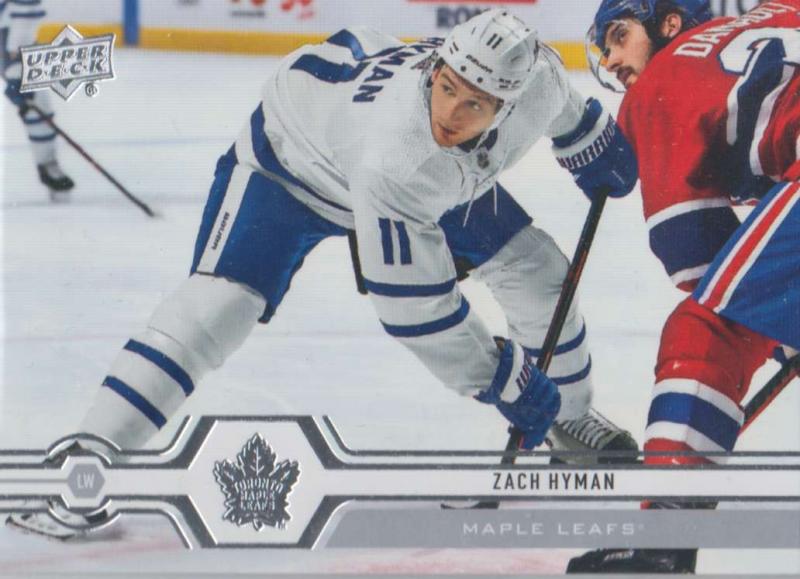 Zach Hyman - Toronto Maple Leafs 2019-2020 Upper Deck s1 #004