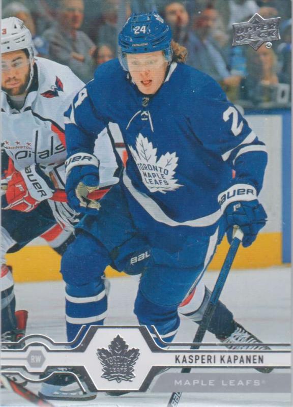 Kasperi Kapanen - Toronto Maple Leafs 2019-2020 Upper Deck s1 #005