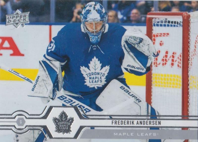 Frederik Andersen - Toronto Maple Leafs 2019-2020 Upper Deck s1 #007
