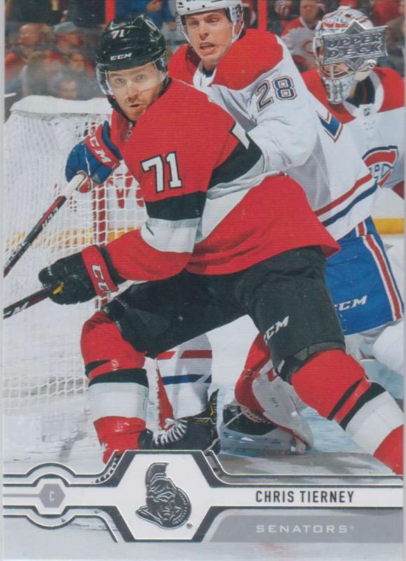 Chris Tierney - Ottawa Senators 2019-2020 Upper Deck s1 #035