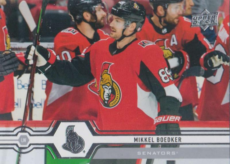 Mikkel Boedker - Ottawa Senators 2019-2020 Upper Deck s1 #036