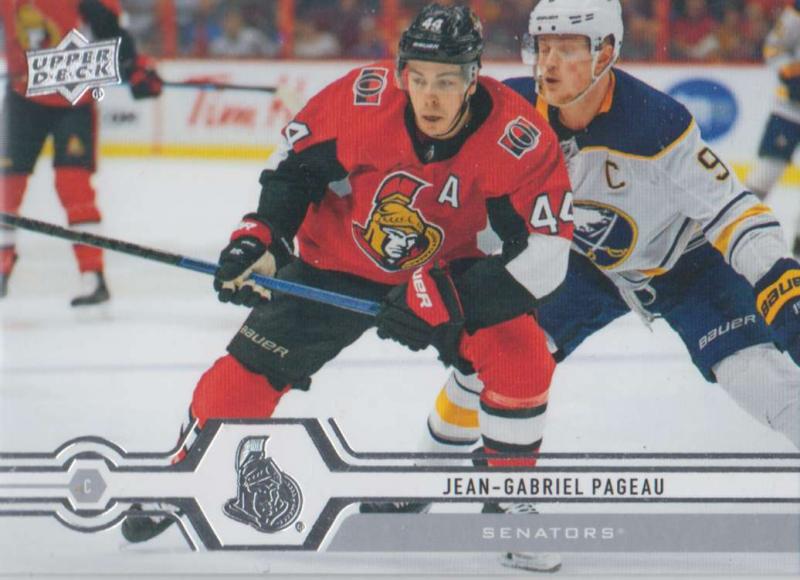 Jean-Gabriel Pageau - Ottawa Senators 2019-2020 Upper Deck s1 #038