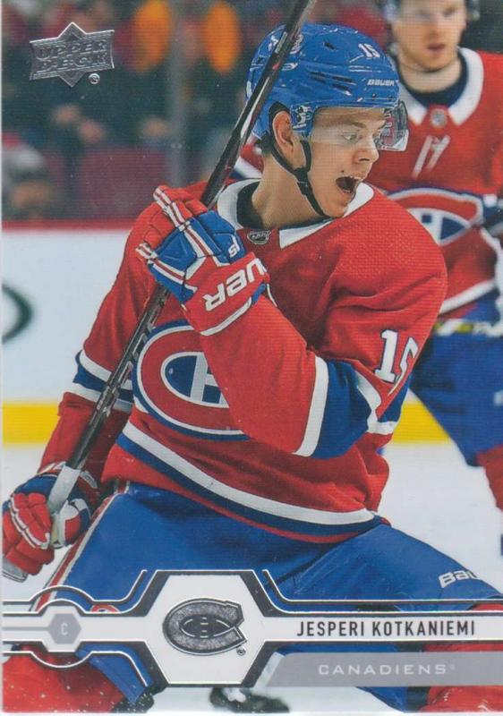 Jesperi Kotkaniemi - Montreal Canadiens 2019-2020 Upper Deck s1 #048
