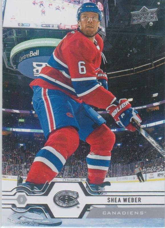 Shea Weber - Montreal Canadiens 2019-2020 Upper Deck s1 #051
