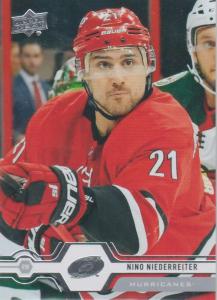 Nino Niederreiter - Carolina Hurricanes 2019-2020 Upper Deck s1 #056