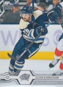 Oliver Bjorkstrand - Columbus Blue Jackets 2019-2020 Upper Deck s1 #068