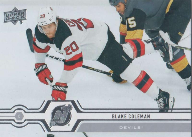 Blake Coleman - New Jersey Devils 2019-2020 Upper Deck s1 #081