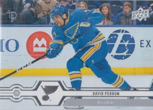 David Perron - St. Louis Blues 2019-2020 Upper Deck s1 #121