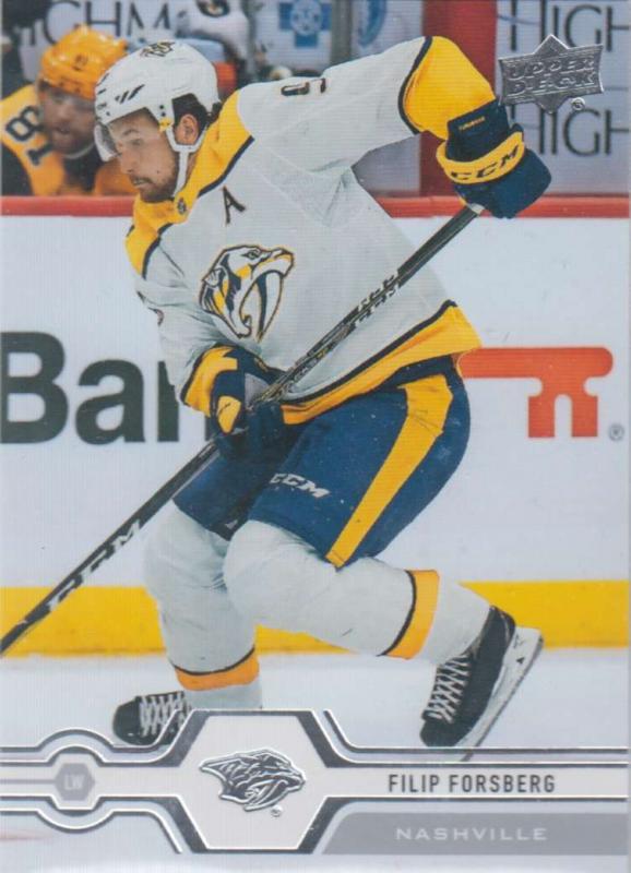 Filip Forsberg - Nashville Predators 2019-2020 Upper Deck s1 #136
