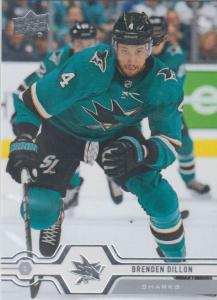 Brenden Dillon - San Jose Sharks 2019-2020 Upper Deck s1 #166