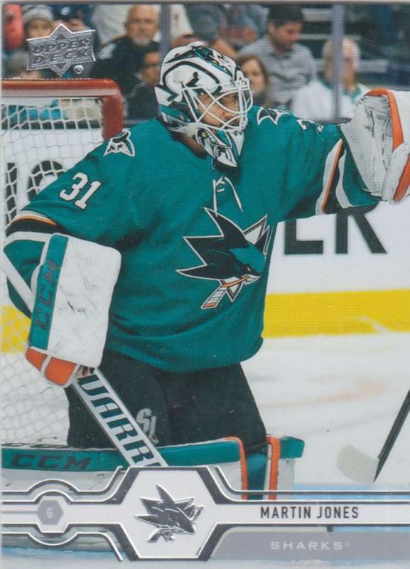 Martin Jones - San Jose Sharks 2019-2020 Upper Deck s1 #167