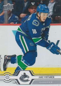 Jake Virtanen - Vancouver Canucks 2019-2020 Upper Deck s1 #171