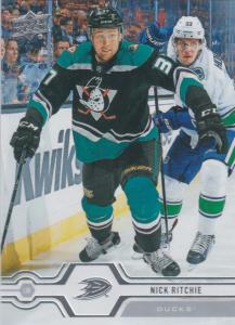 Nick Ritchie - Anaheim Ducks 2019-2020 Upper Deck s1 #176