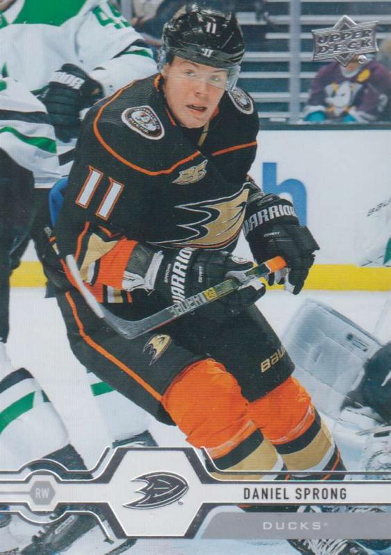 Daniel Sprong - Anaheim Ducks 2019-2020 Upper Deck s1 #178