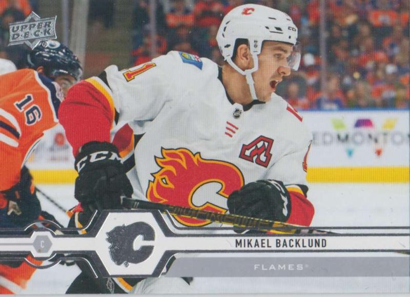 Mikael Backlund - Calgary Flames 2019-2020 Upper Deck s1 #182