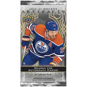 1st Paket 2026-27 Upper Deck Artifacts Hobby (4 cards)