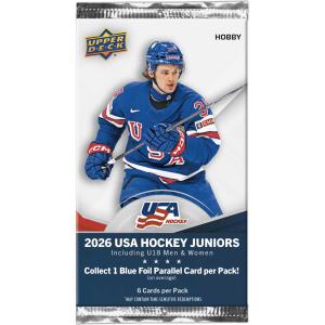 1 Pack 2026 Upper Deck Team USA Juniors Inaugural Edition Hobby (6 cards)