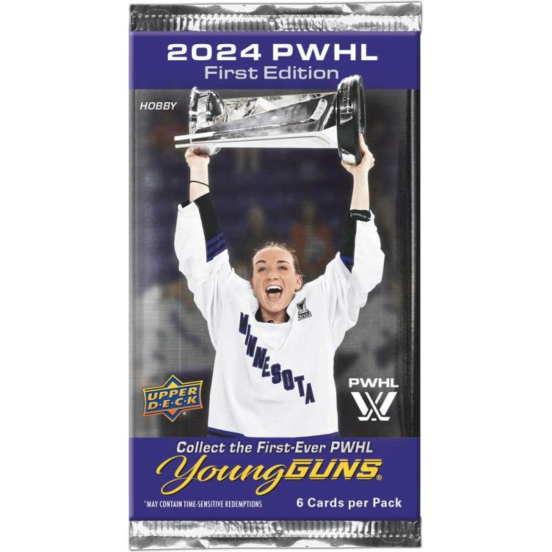 FÖRKÖP: 1st Paket 2024 Upper Deck PWHL Hobby (Professional Women's Hockey League) (Preliminär release 22:e januari 2025)