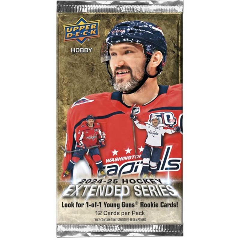 1 Pack 2024-25 Upper Deck Extended Series Hobby