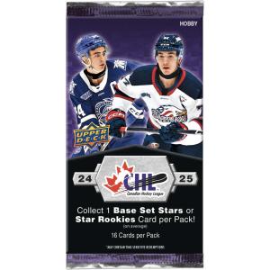 1 Pack 2024-25 Upper Deck CHL Hobby