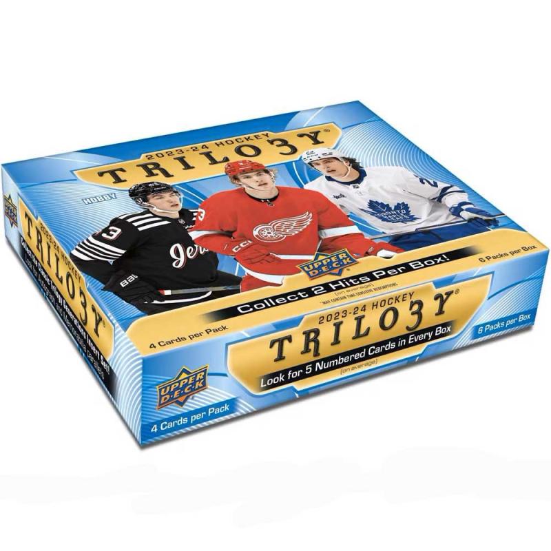 [MAX 2 PER HOUSEHOLD] PRE-BUY: Sealed Box 2023-24 Upper Deck Trilogy Hobby (Preliminary release May 8:th 2024)