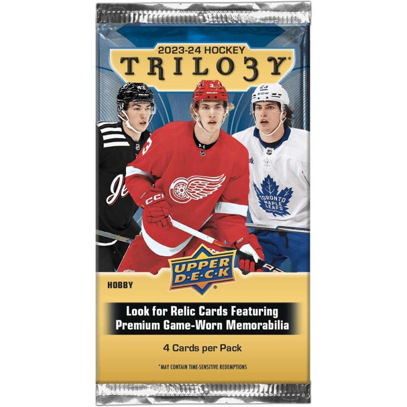 PRE-BUY: 1 Pack 2023-24 Upper Deck Trilogy Hobby (POSTPONED, preliminary release May 15:th 2024)