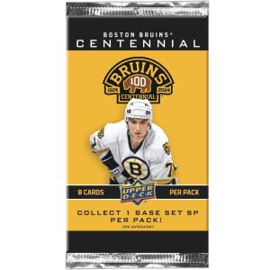 1st Paket 2023-24 Upper Deck Boston Bruins Centennial Hobby