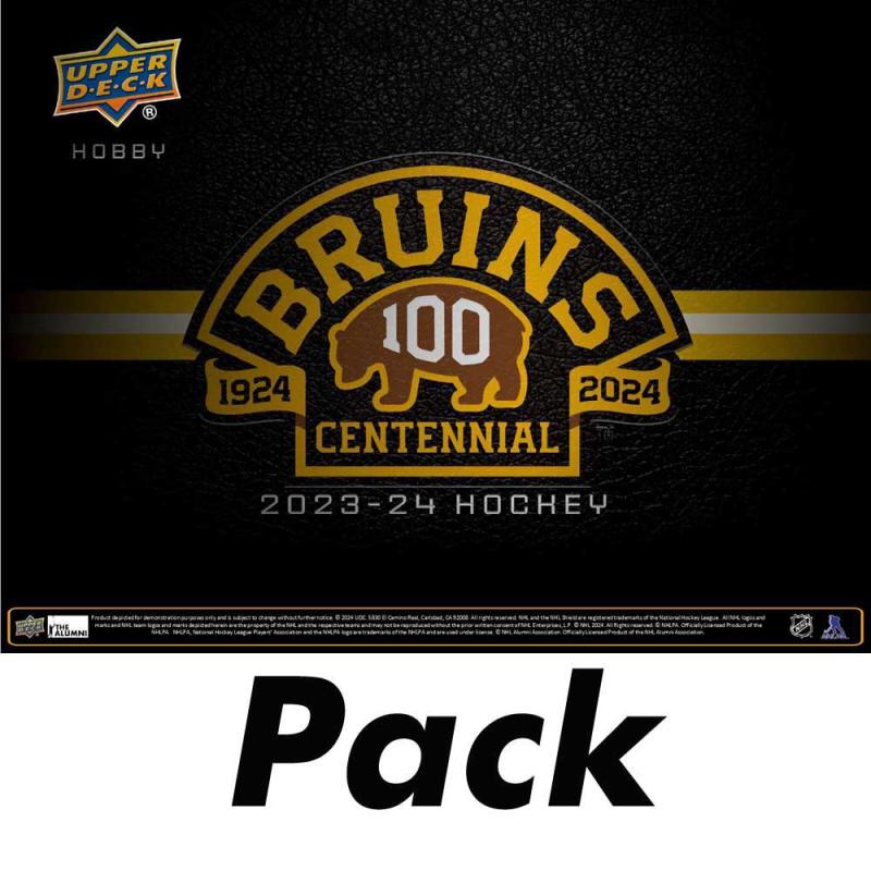 1st Paket 2023-24 Upper Deck Boston Bruins Centennial Hobby