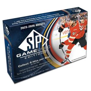 PRE-BUY: Sealed Box 2025-26 Upper Deck SP Game Used Hobby (Preliminary release February 11:th 2026)