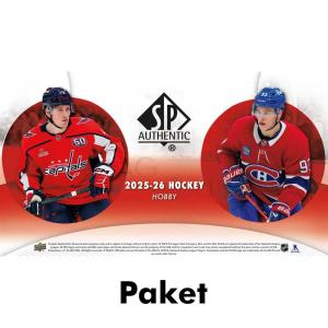 FÖRKÖP: 1st Paket 2025-26 Upper Deck SP Authentic Hobby (Preliminär release 24:e juni 14:00 2026)